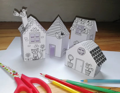 Paper Houses Craft - Moomy Moments