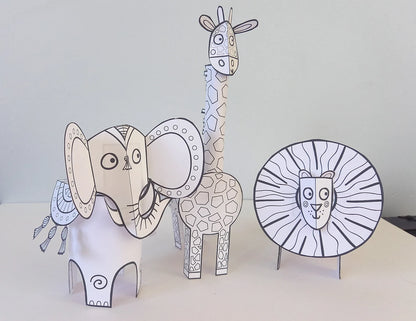 Paper Animals craft - Moomy Moments