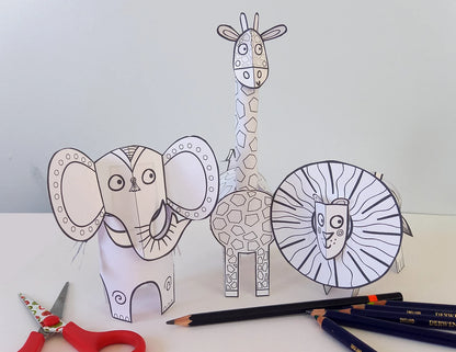 Paper Animals craft - Moomy Moments