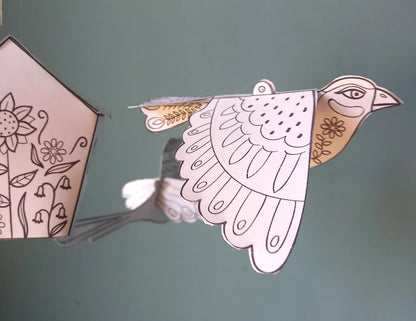 Paper Craft Birds - Moomy Moments