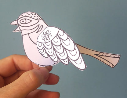 Paper Craft Birds - Moomy Moments